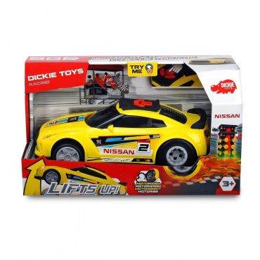 3764010 Игрушка Рейсинговый автомобиль Nissan GTR моторизированный на бат. (свет, звук), 25 см